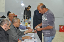 بالصور: مراسم حلف اليمين لحجاج بيت الله الحرام في مدينتي اللد والرملة 